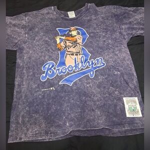 Vintage 1991 Brooklyn Dodgers Nutmeg Cooperstown MLB Baseball T Shirt Mens XL